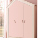 Kleiderschrank Pink House, 3 Türig With Kleiderschrank Für Mädchen